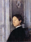 Fernand Khnopff Portrait of Mrs Edmond Khnopff oil